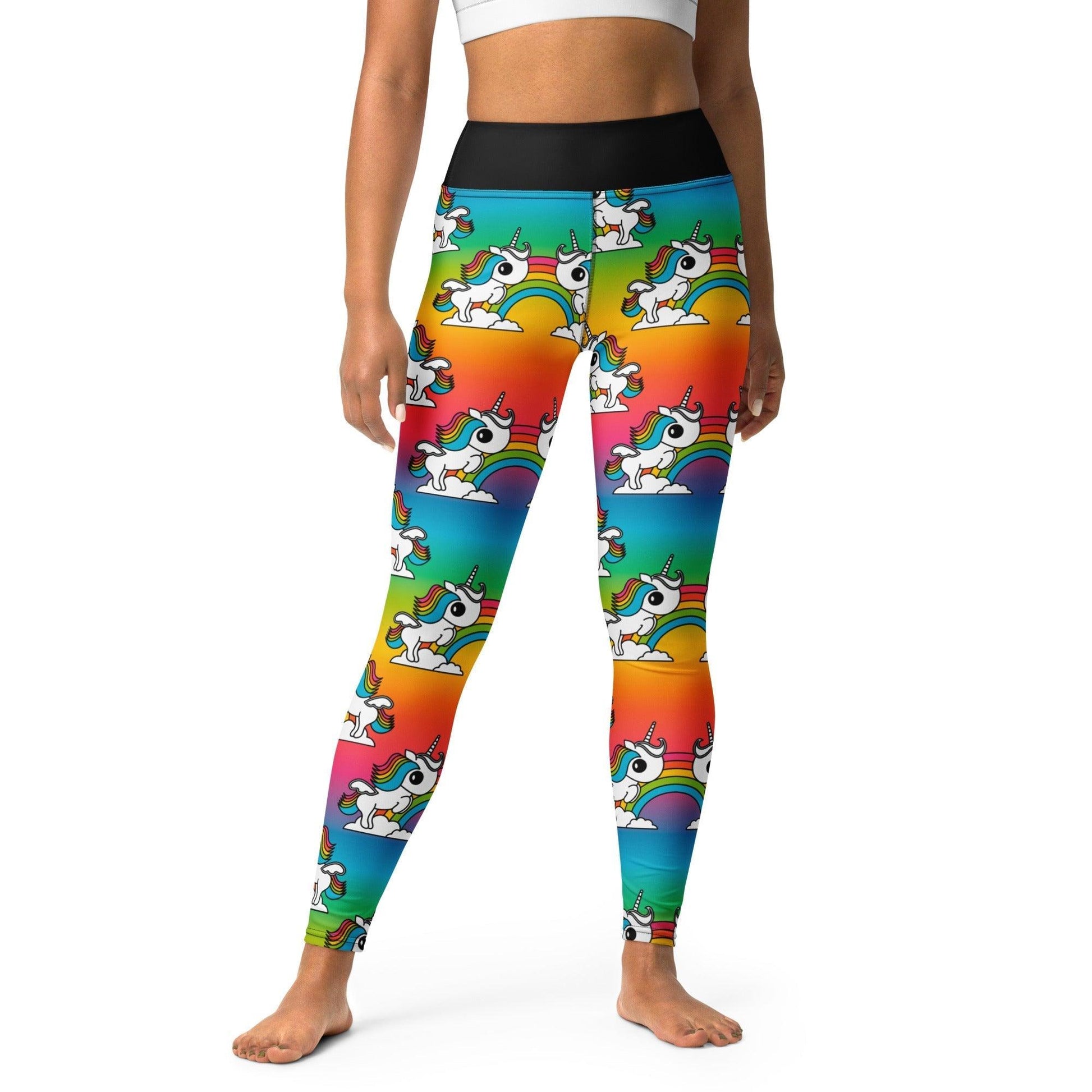 UNIQUE rainbow -2- Yoga Leggings | SHALMIAK