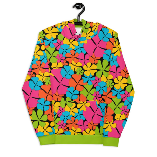 Hoodie - ADELIE color - Wild floral print 6XL