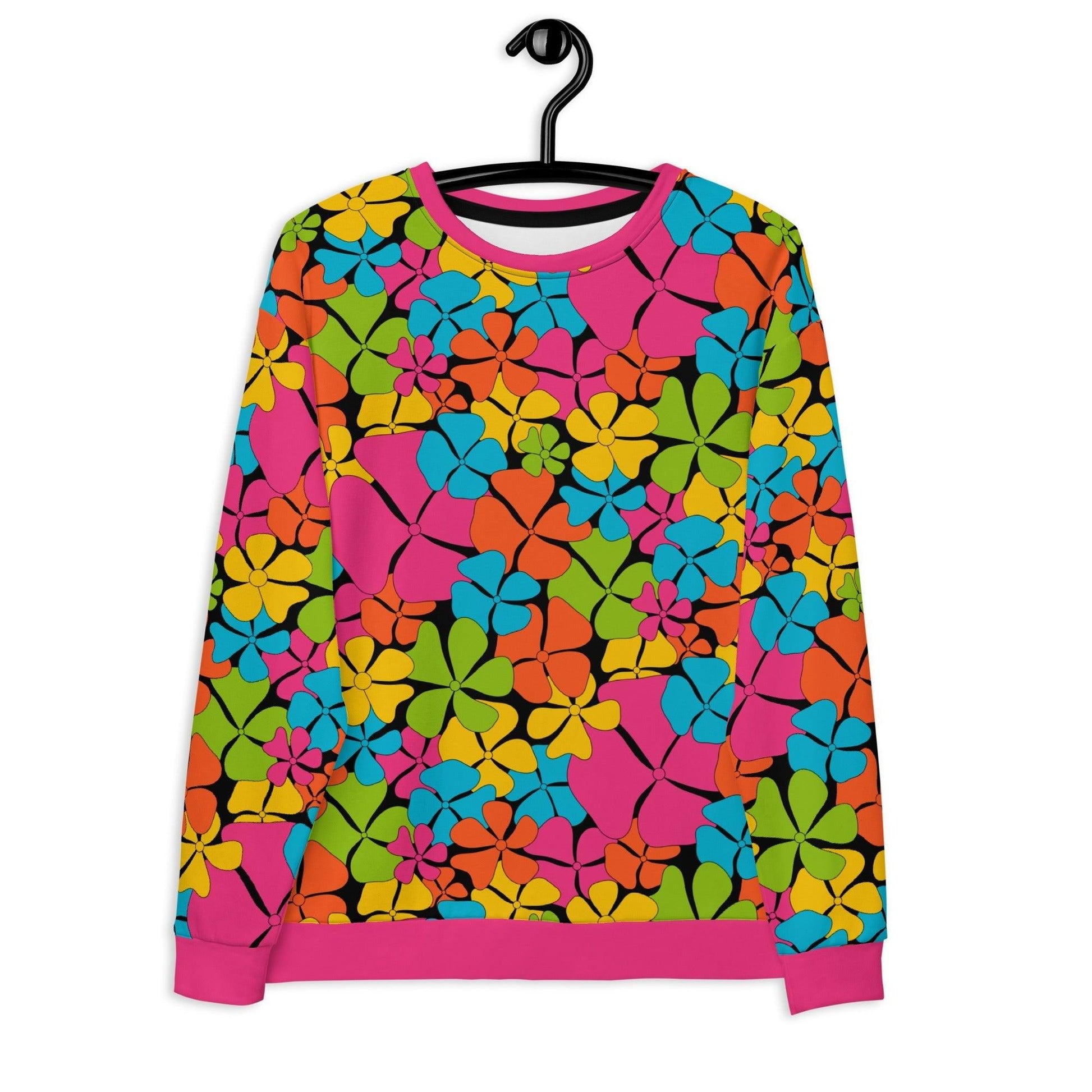 Sweatshirt - ADELIE color - Wild floral print 3XL