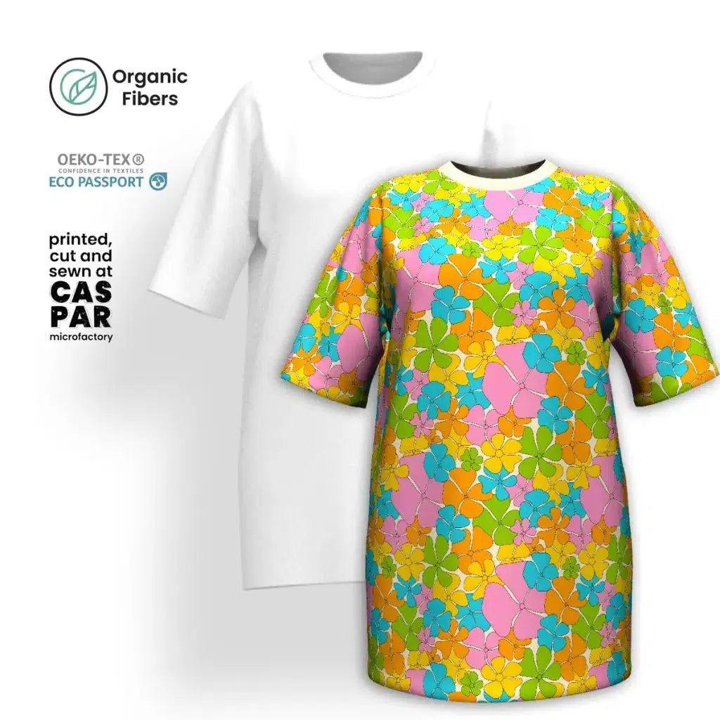 ADELIE pastel - Organic Cotton T-Shirt Dress | SHALMIAK