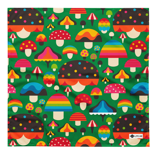 Bandana - MUSHROOM MANIA green