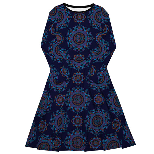 FOREVERMORE purple - Midi Dress With Pockets