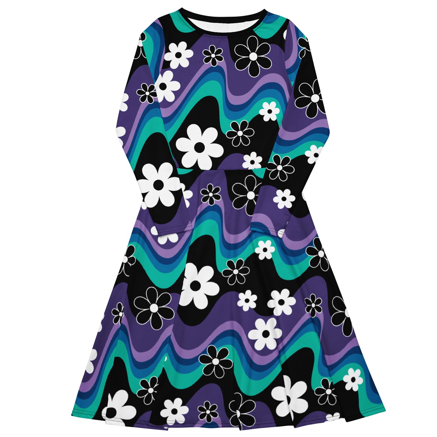 FLORA RAVE purple - Midi Dress With Pockets