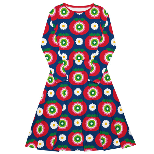 GRAND APPLE blue - Midi Dress With Pockets