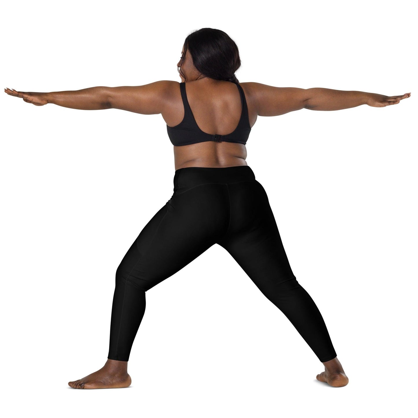 BLACK - Leggings With Pockets | SHALMIAK