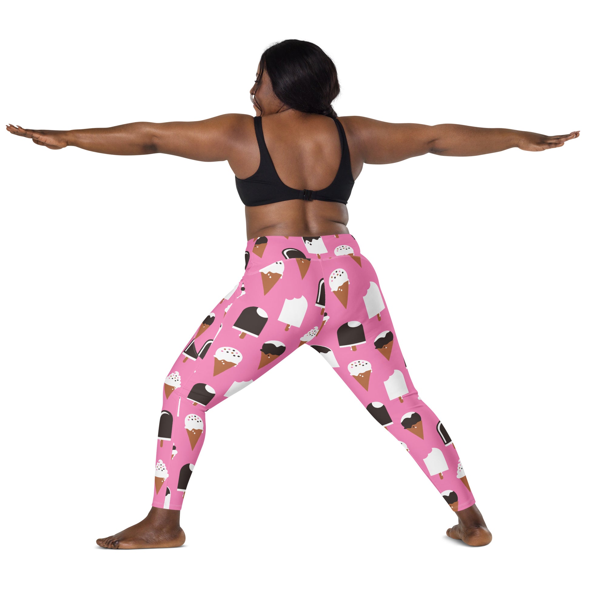 JÄDE pink - Leggings with pockets | SHALMIAK