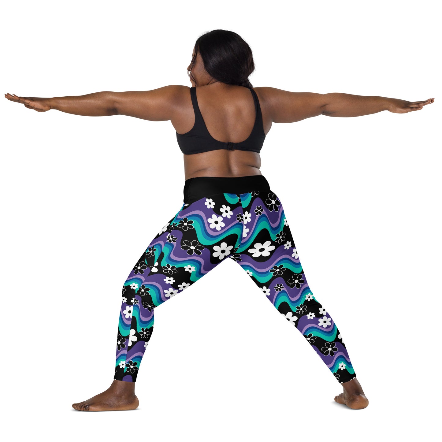 FLORA RAVE purple - Leggings With Pockets