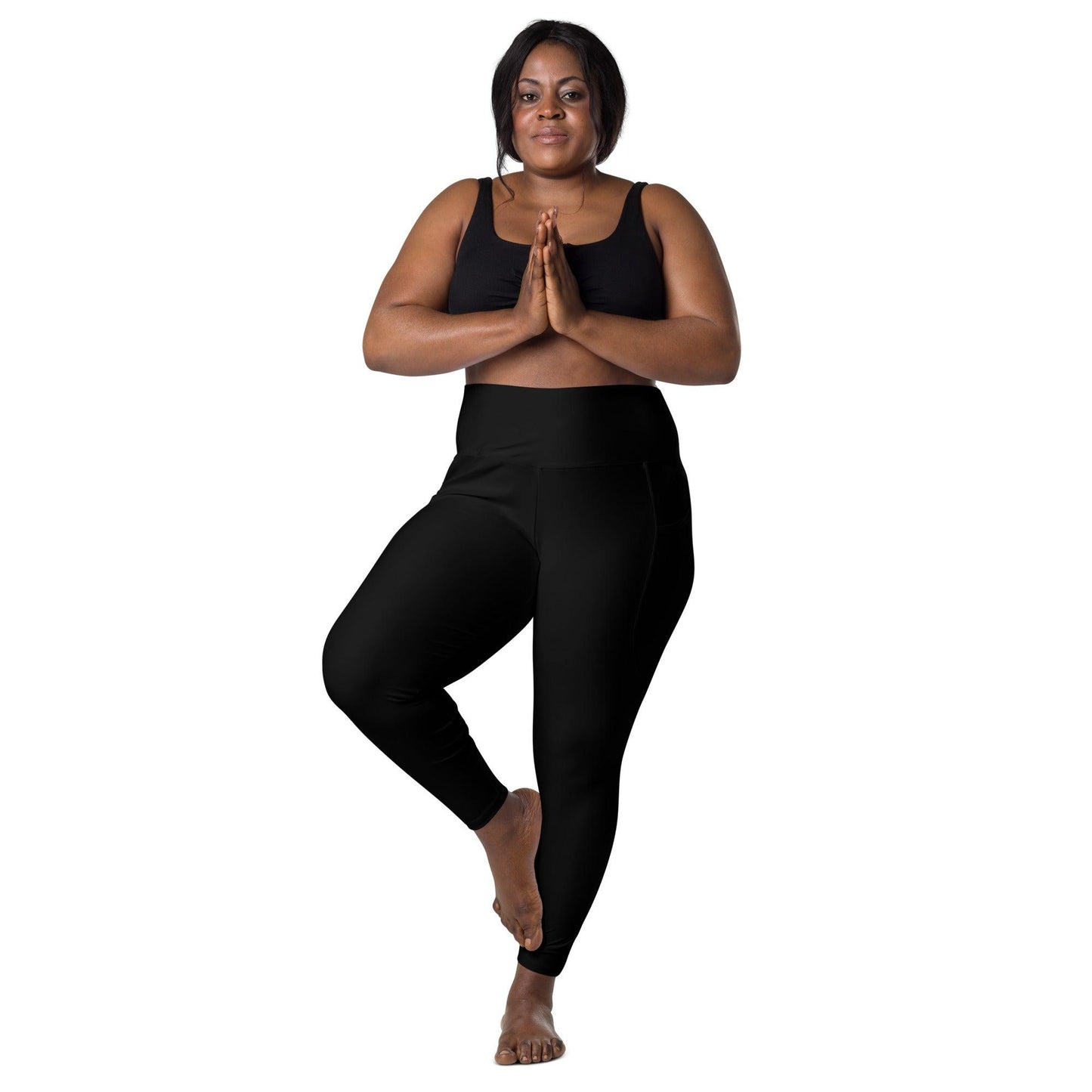 BLACK - Leggings With Pockets | SHALMIAK