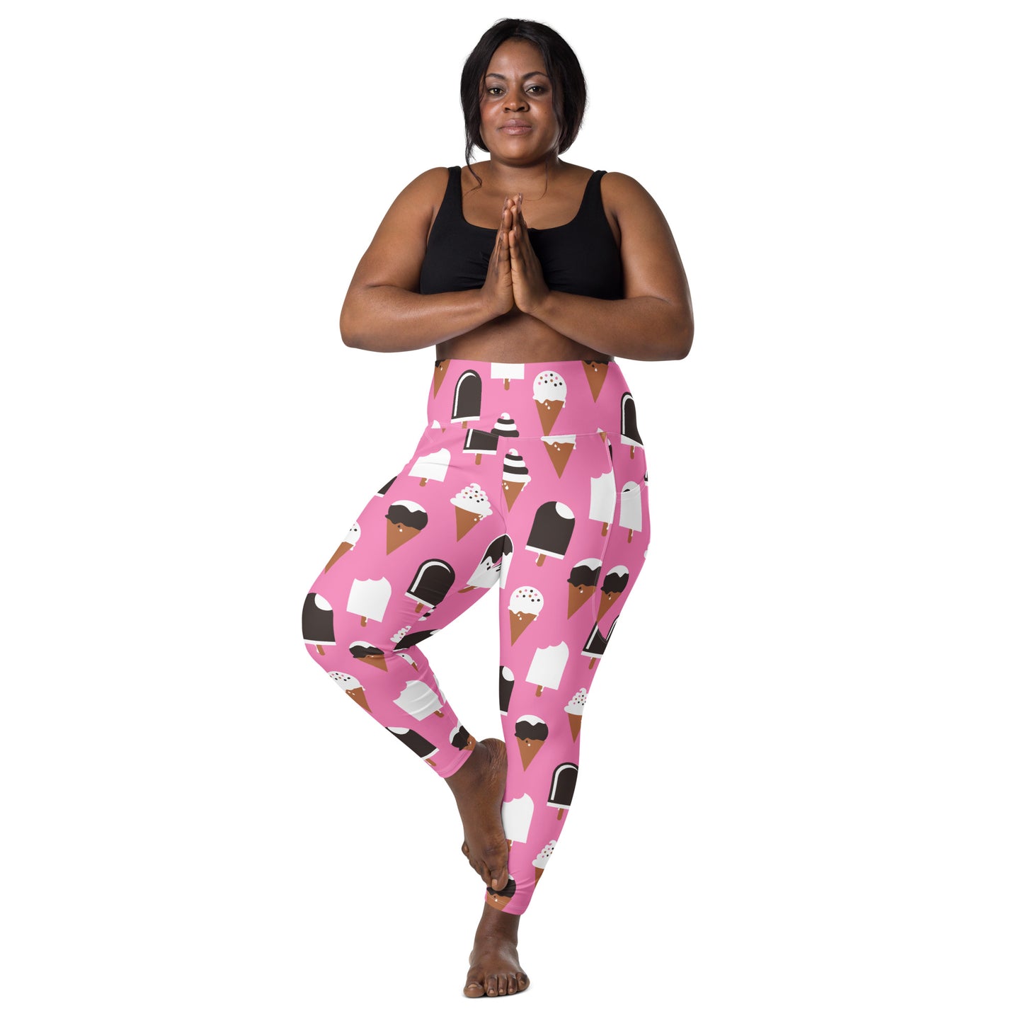 JÄDE pink - Leggings with pockets | SHALMIAK