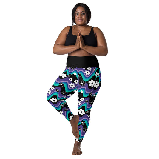 FLORA RAVE purple - Leggings With Pockets