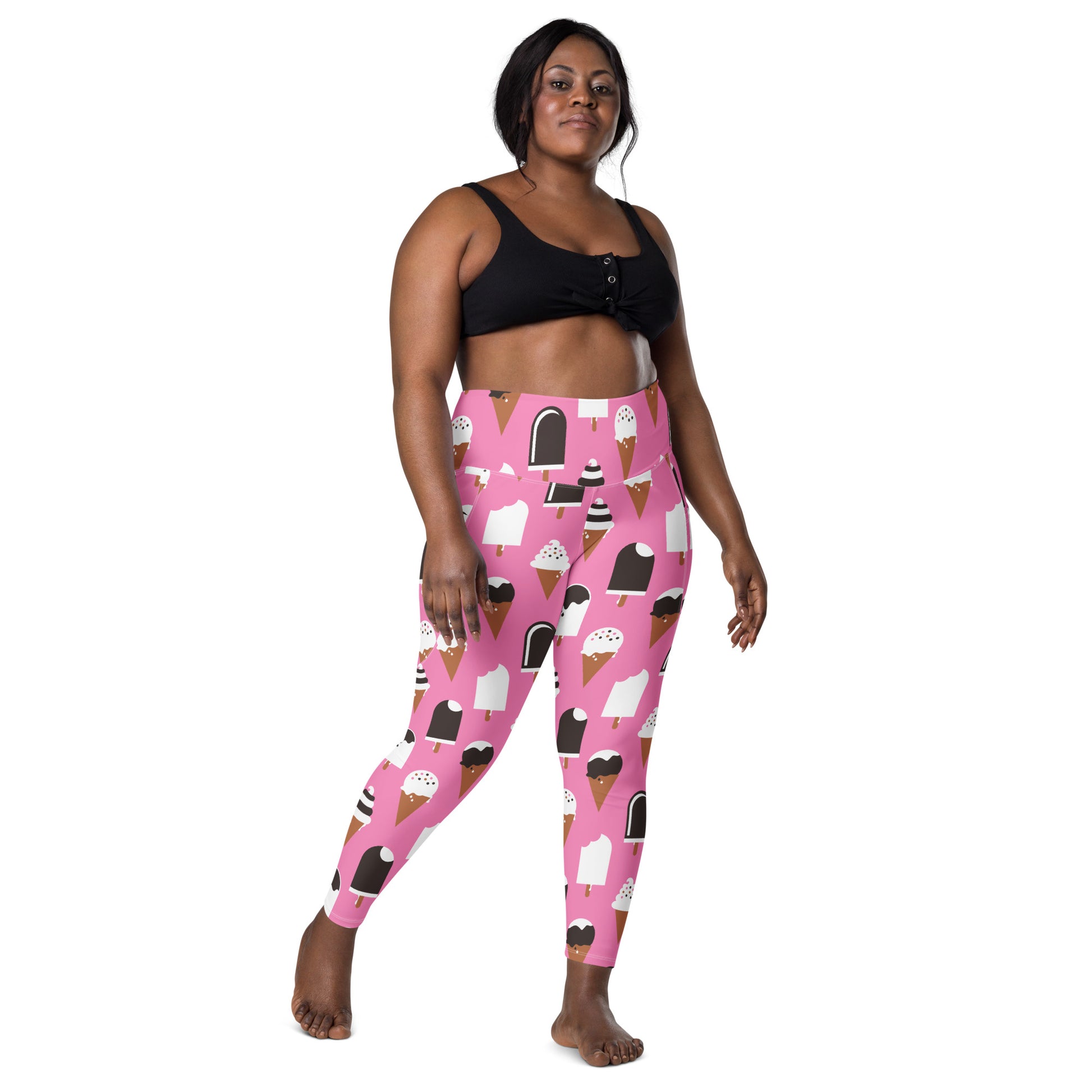 JÄDE pink - Leggings with pockets | SHALMIAK