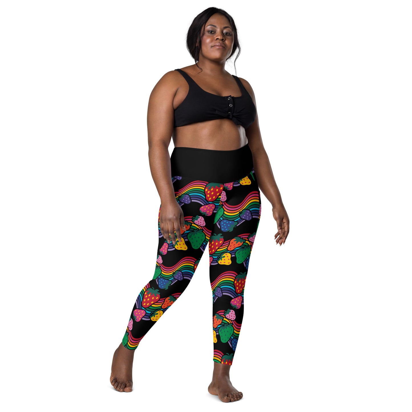 BERRYBOW black - Leggings With Pockets | SHALMIAK