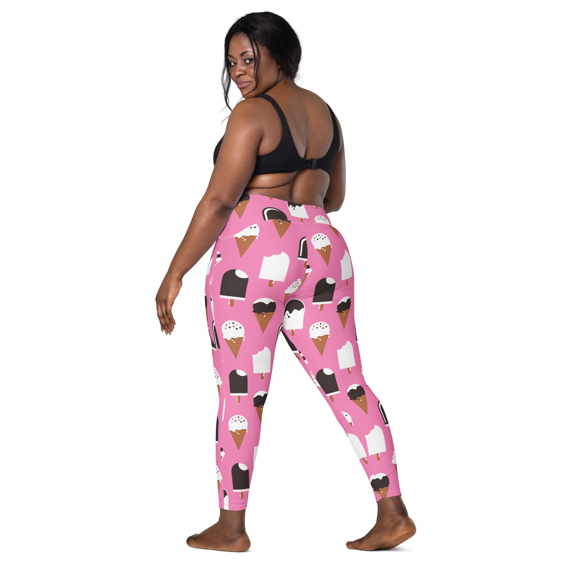 JÄDE pink - Leggings with pockets | SHALMIAK