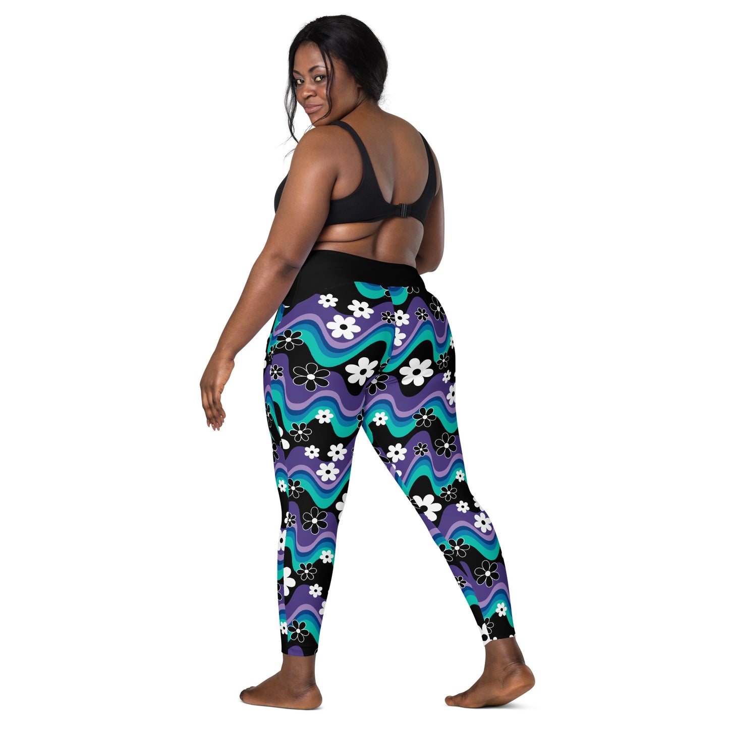 FLORA RAVE purple - Leggings With Pockets