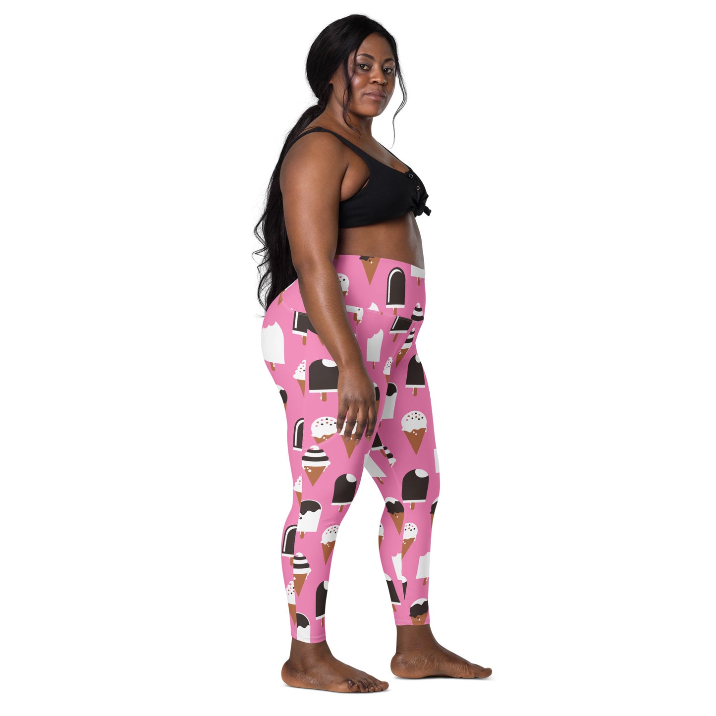JÄDE pink - Leggings with pockets | SHALMIAK