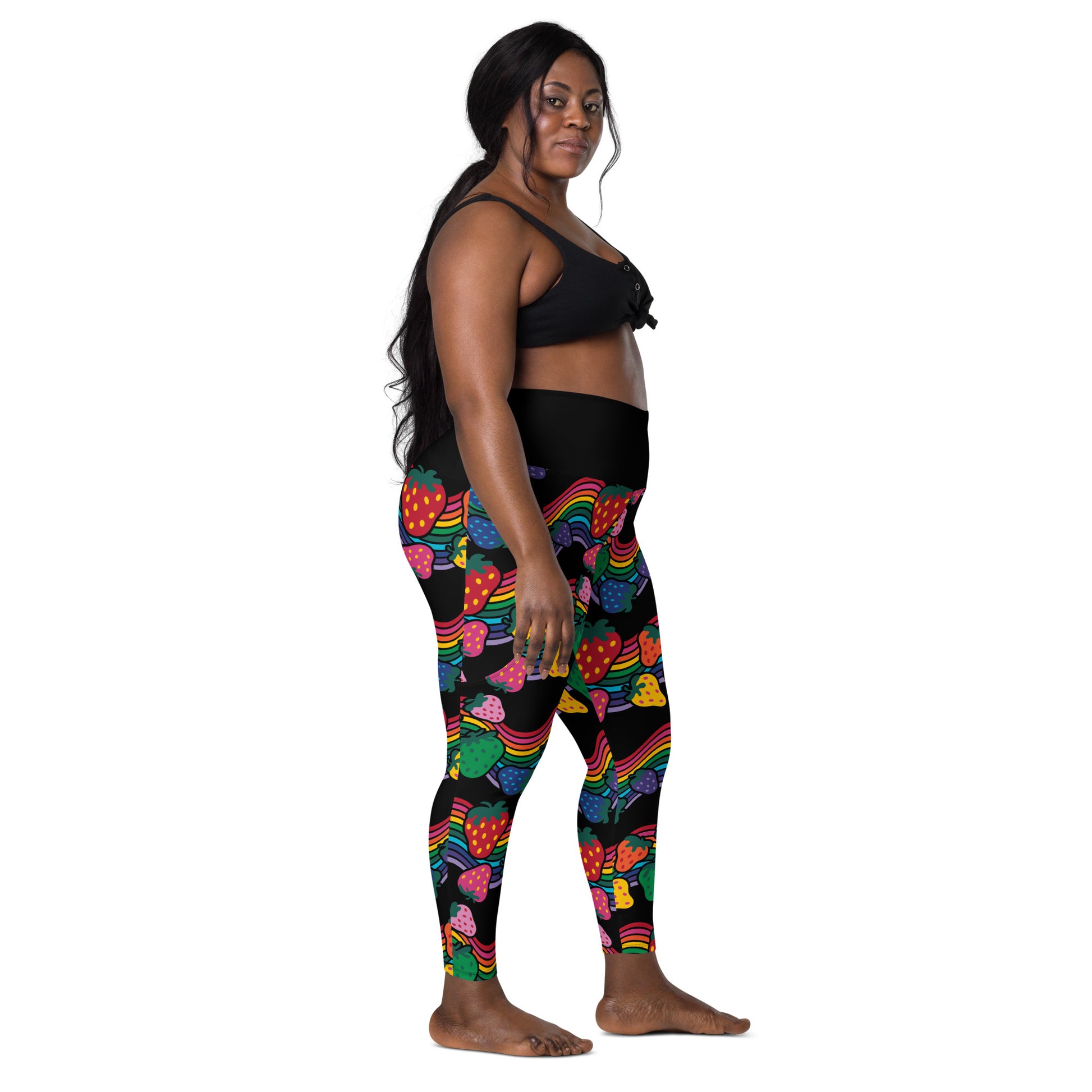 BERRYBOW black - Leggings With Pockets | SHALMIAK