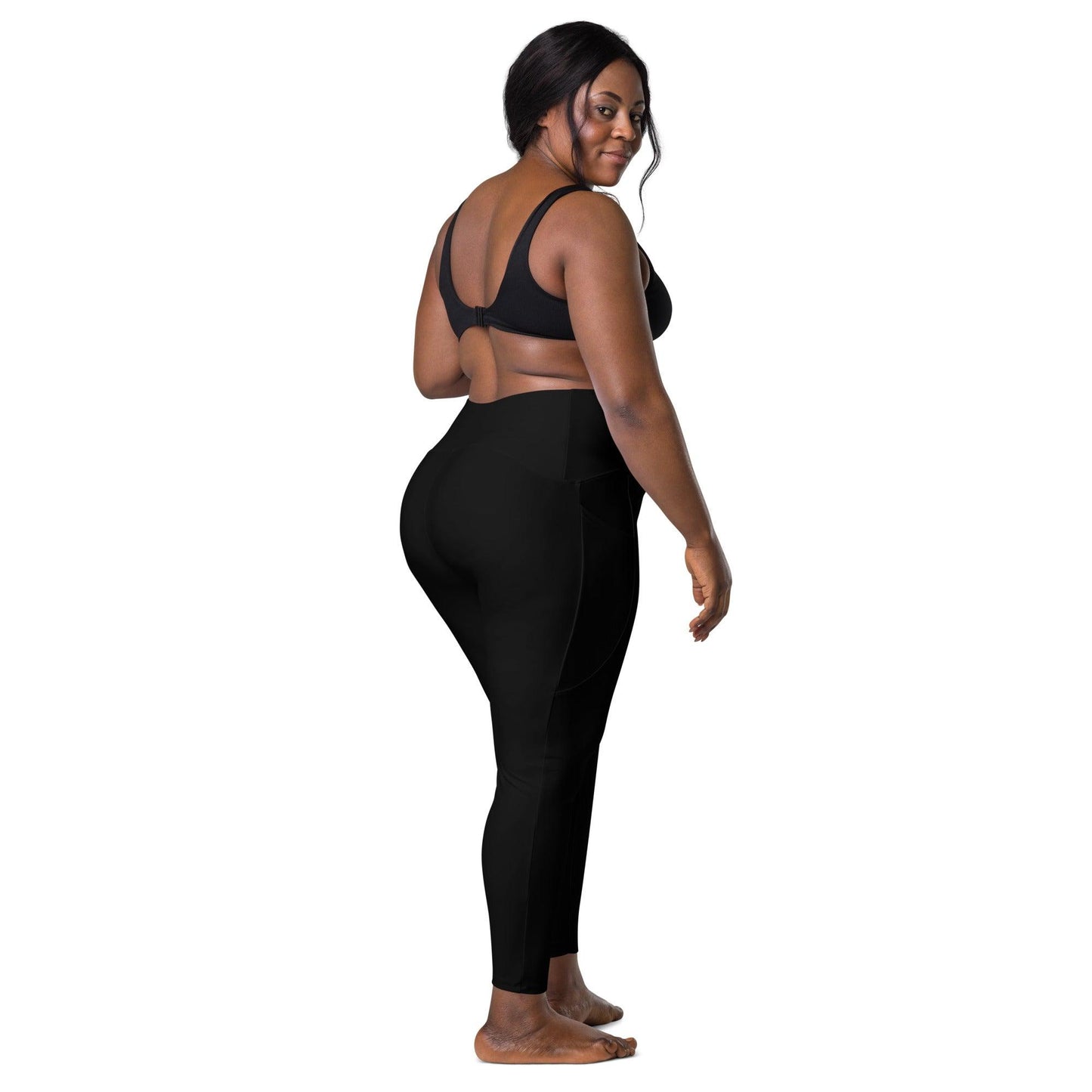 BLACK - Leggings With Pockets | SHALMIAK