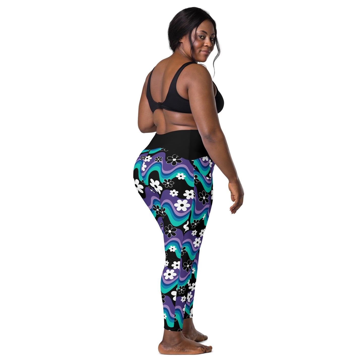 FLORA RAVE purple - Leggings With Pockets