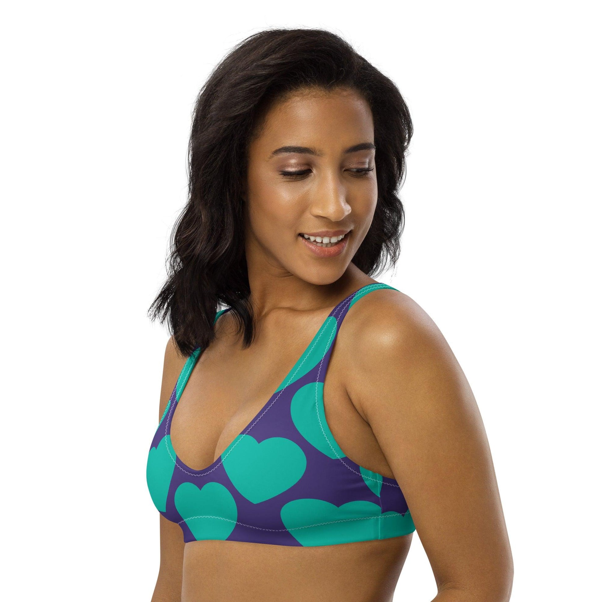 Bikini Top - ELLIE LOVE mint purple