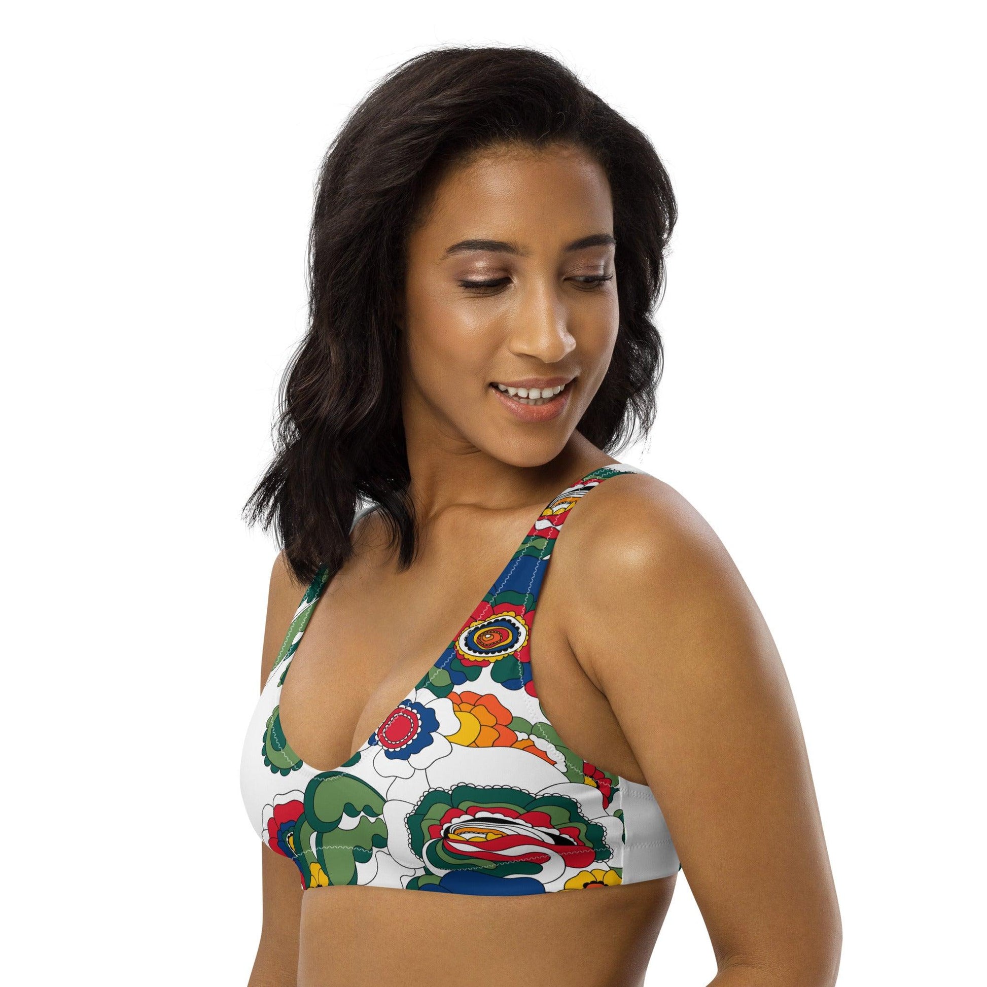 Bikini Top - GROOVY KURBITS white | SHALMIAK