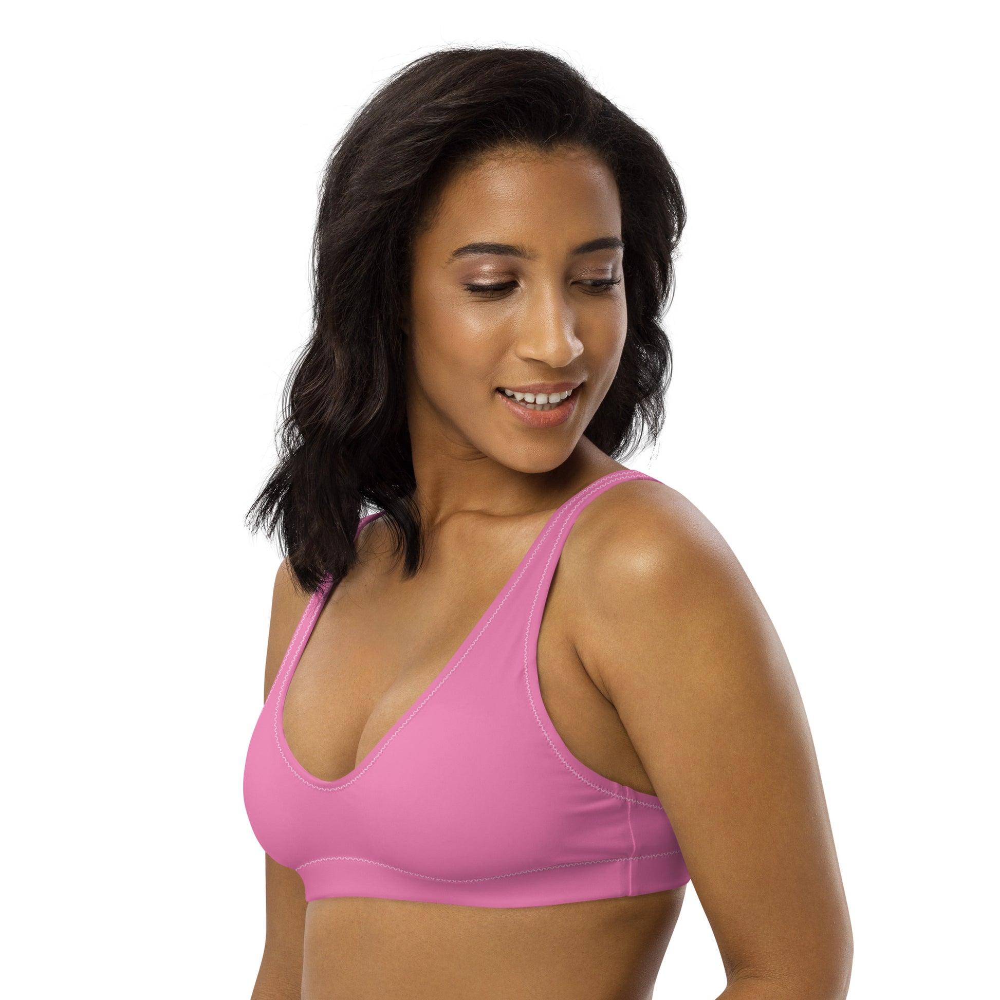 Bikini top - PINK - Single color