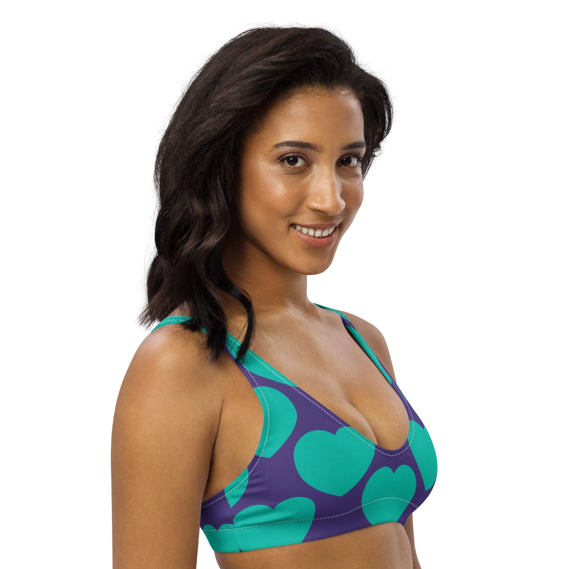 Bikini Top - ELLIE LOVE mint purple