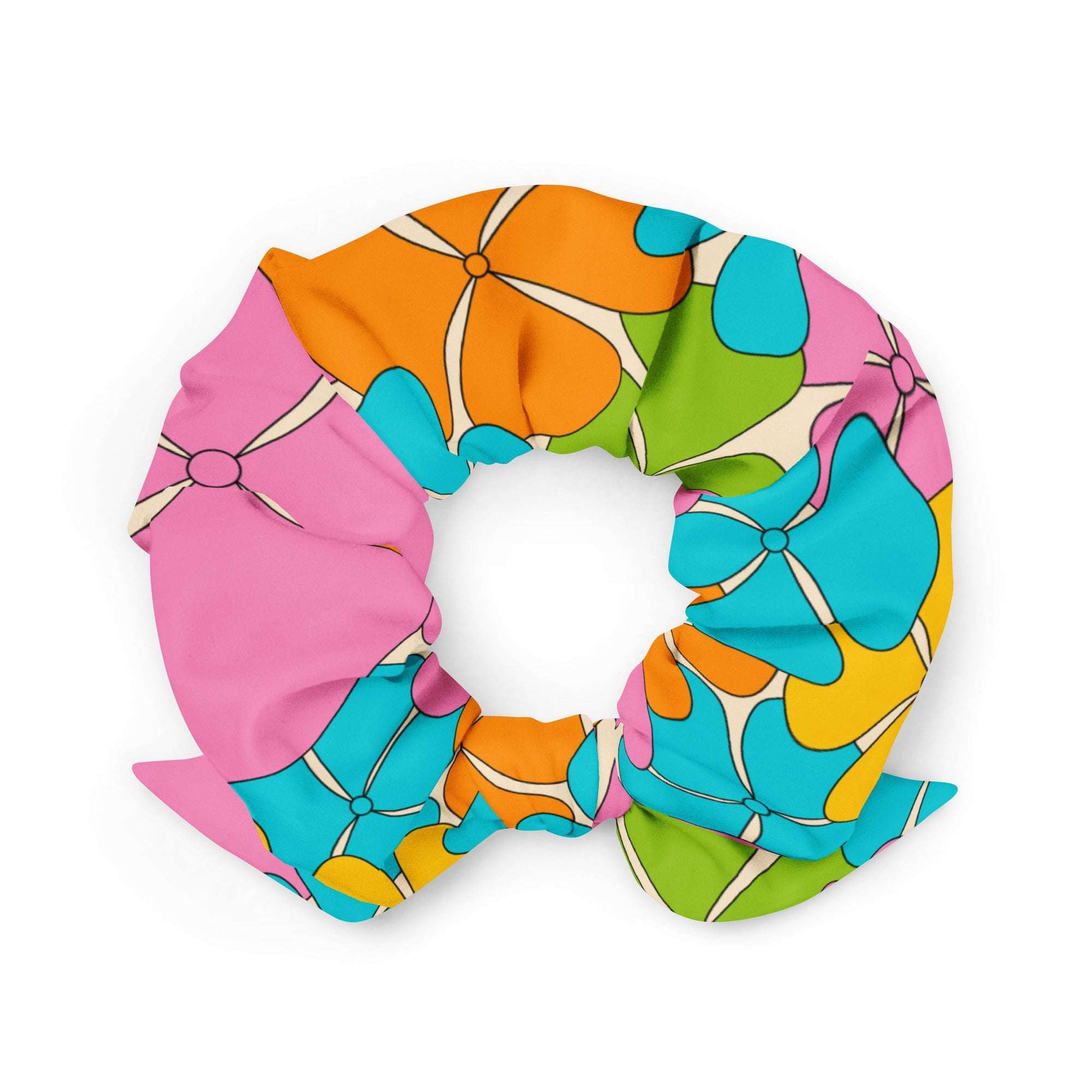 Scrunchie - ADELIE pastel - Wild floral print