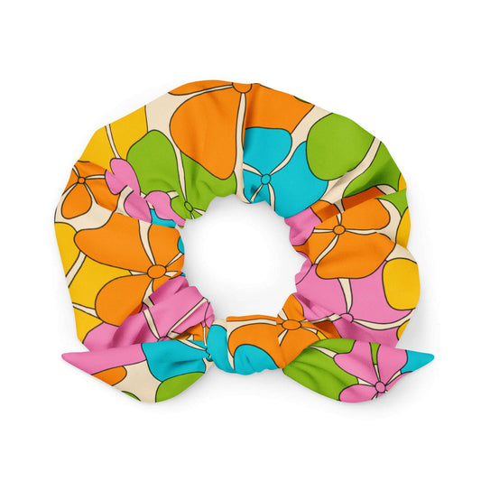 Scrunchie - ADELIE pastel - Wild floral print Default Title