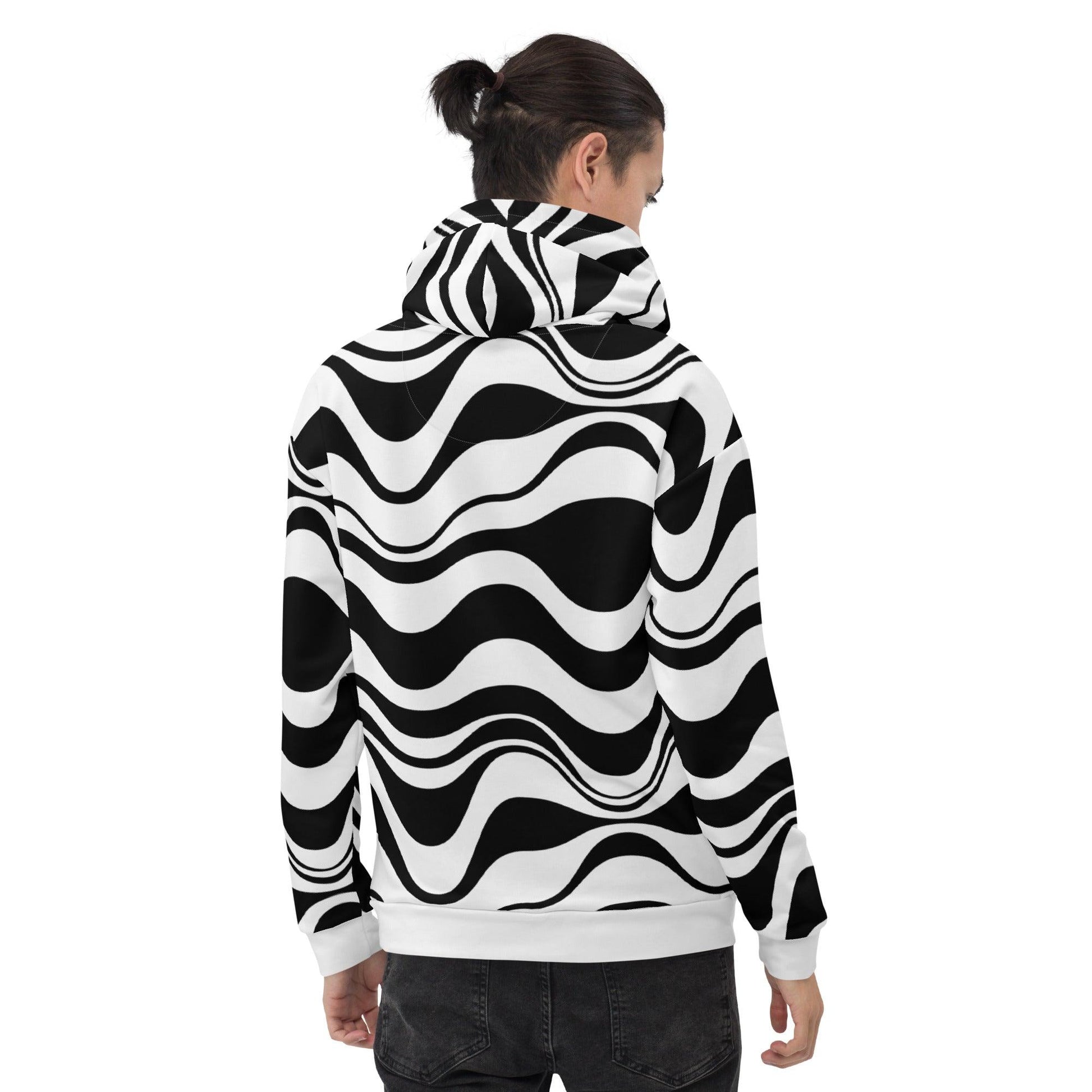 ENERGY WAVES black - Hoodie | SHALMIAK