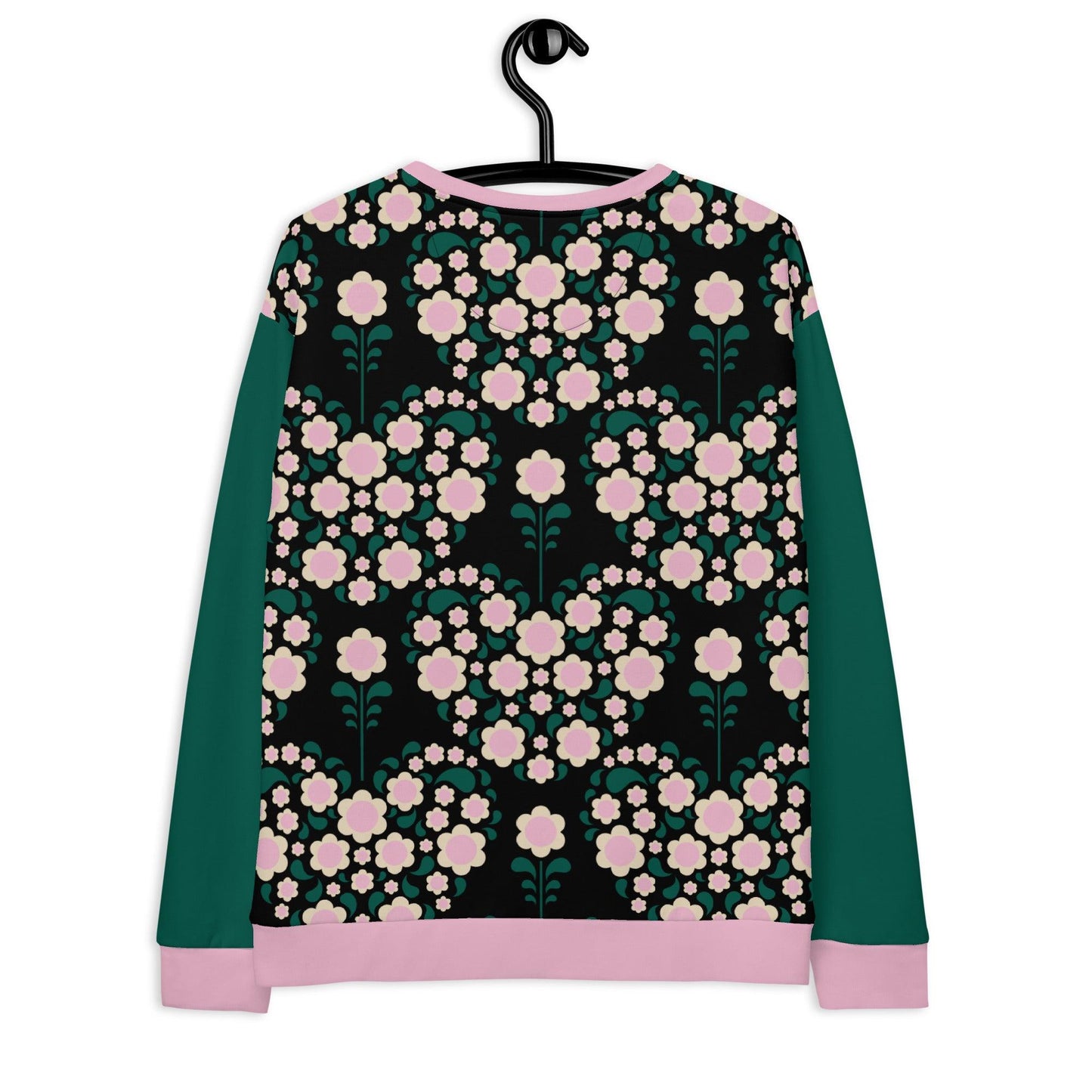HEARTBEAT pink black - Sweatshirt | SHALMIAK