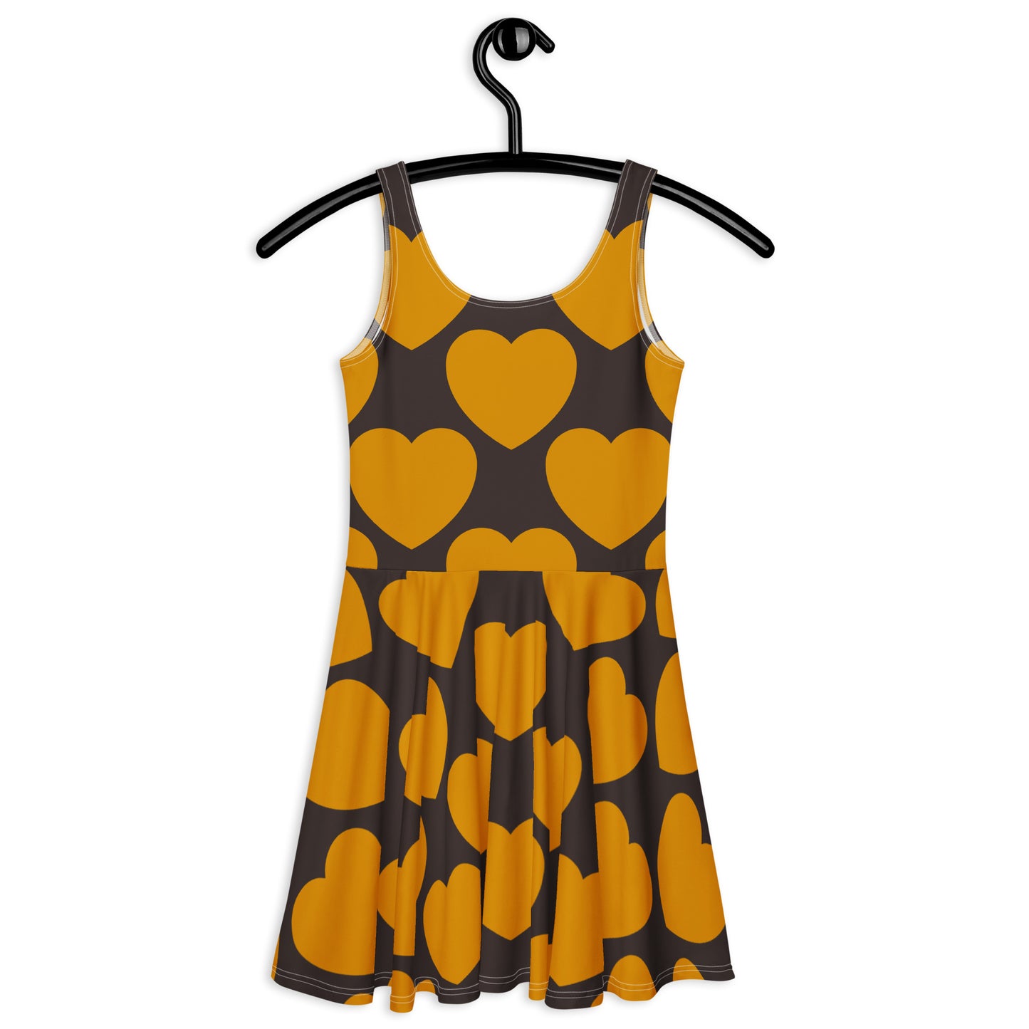 ELLIE LOVE orange brown - Skater Dress