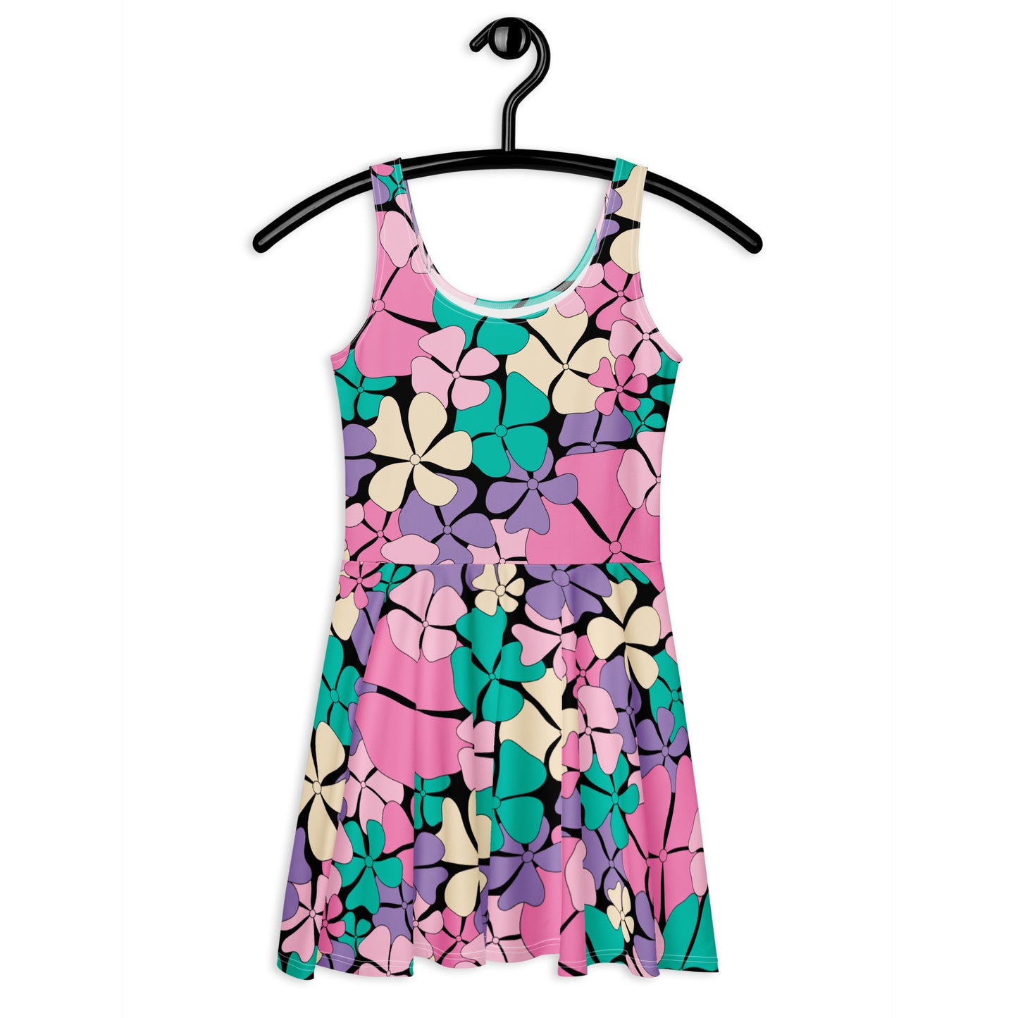 ADELIE pink mint - Skater Dress | SHALMIAK
