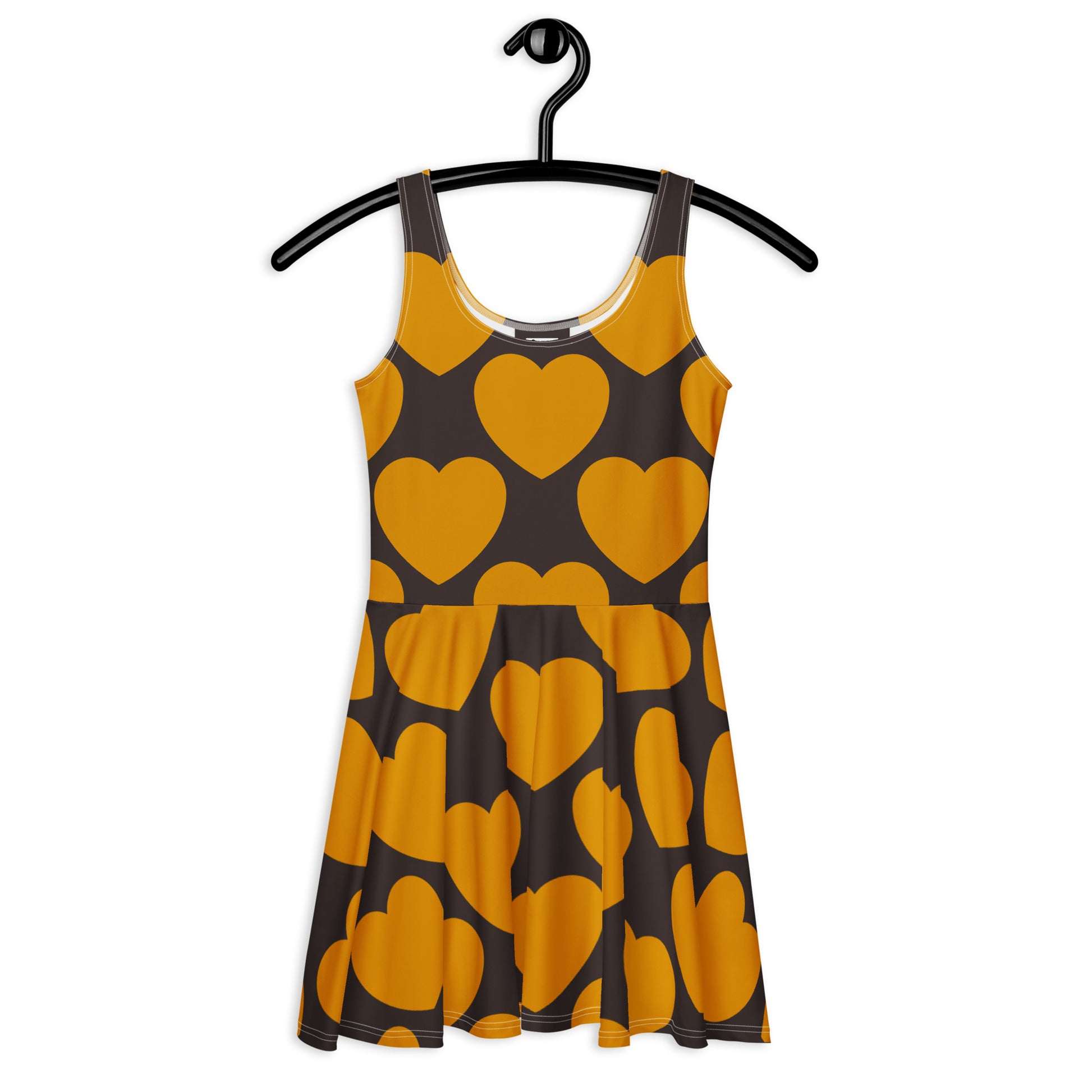 ELLIE LOVE orange brown - Skater Dress