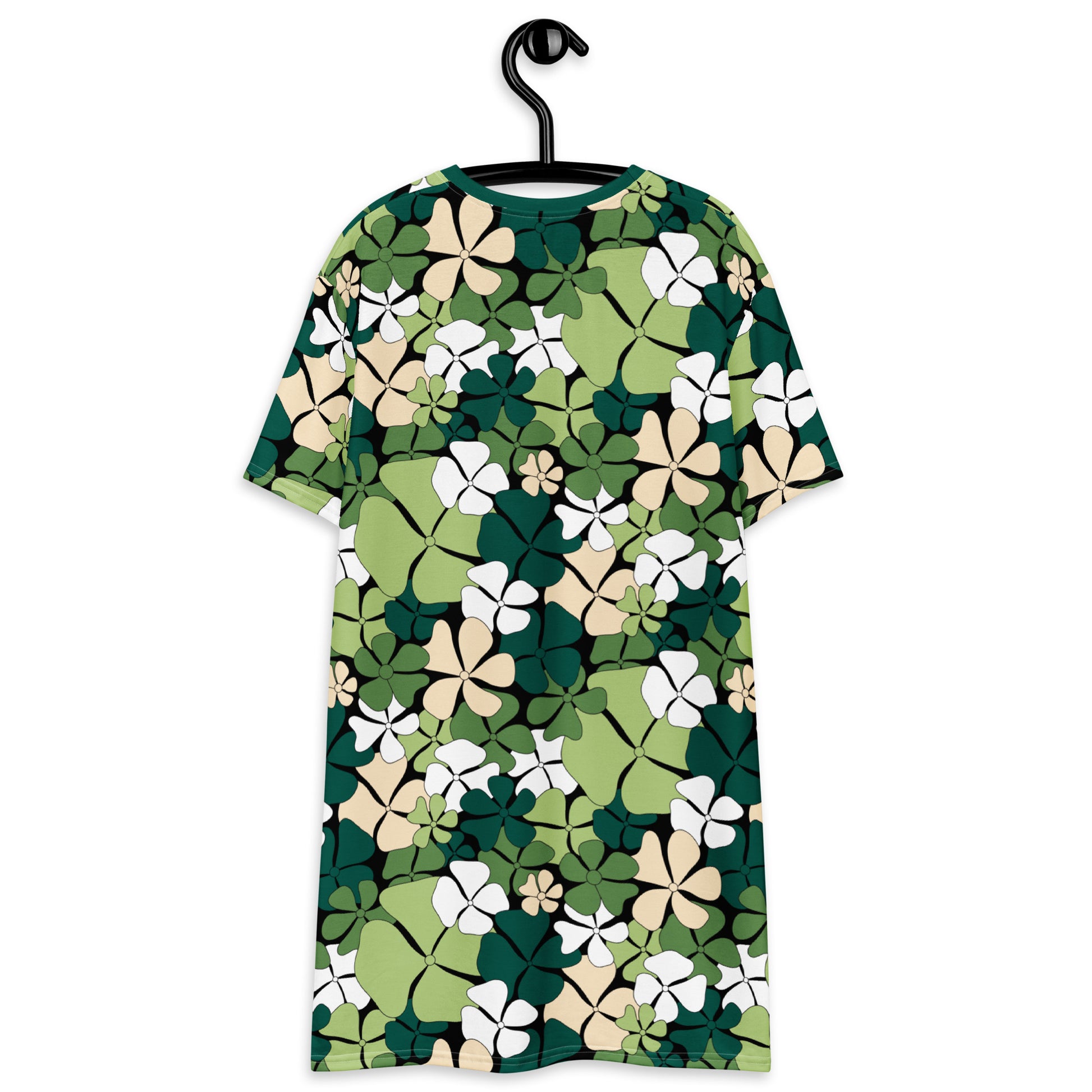 ADELIE green - T-Shirt Dress | SHALMIAK