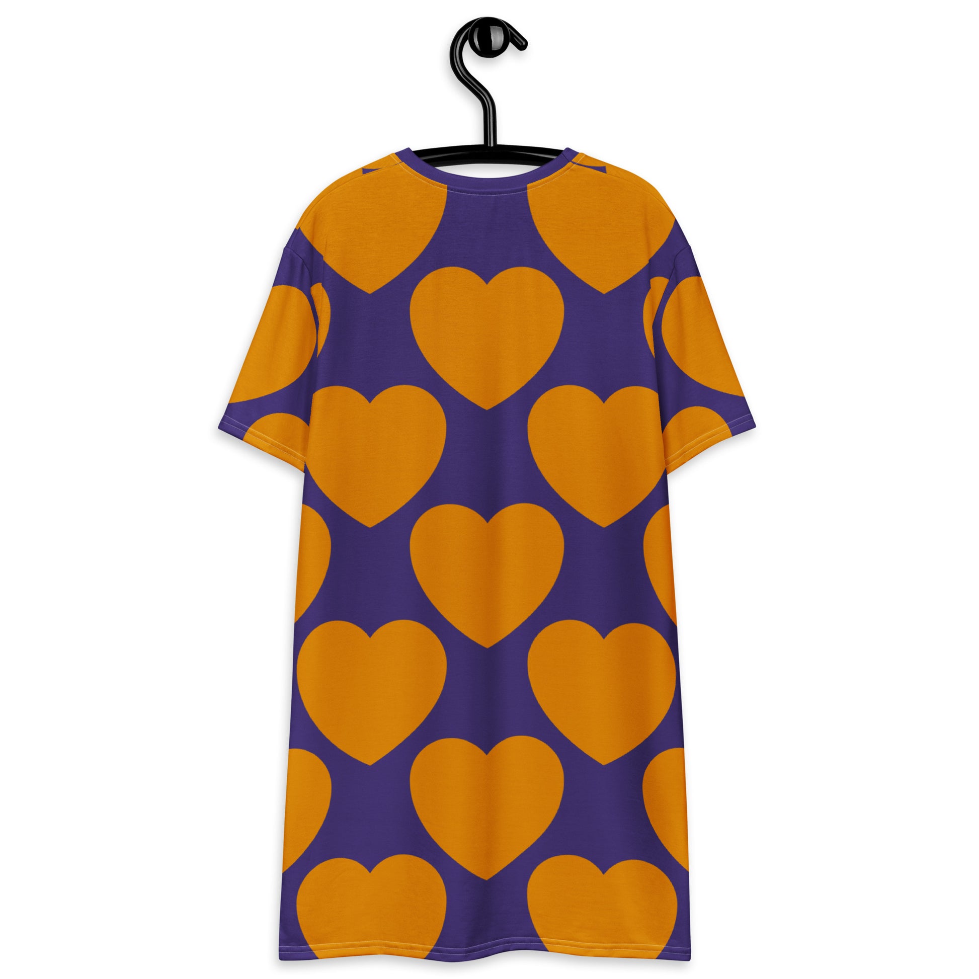 ELLIE LOVE orange purple - T-Shirt Dress