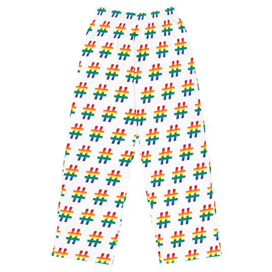 #RAINBOW white - Pants | SHALMIAK