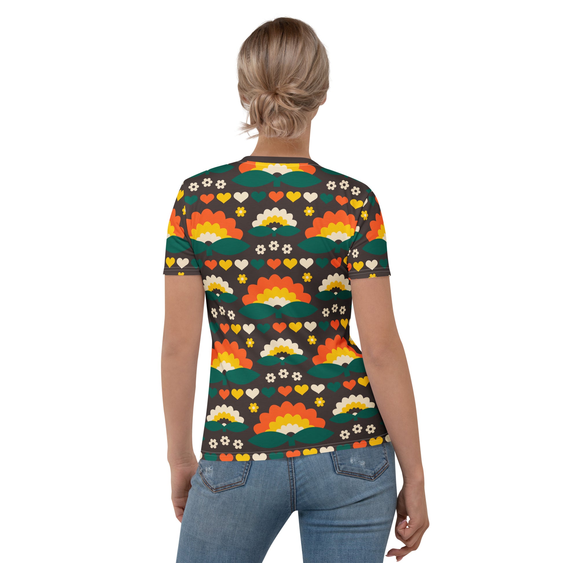 FALL IN LOVE orange brown - Woman's T-Shirt | SHALMIAK