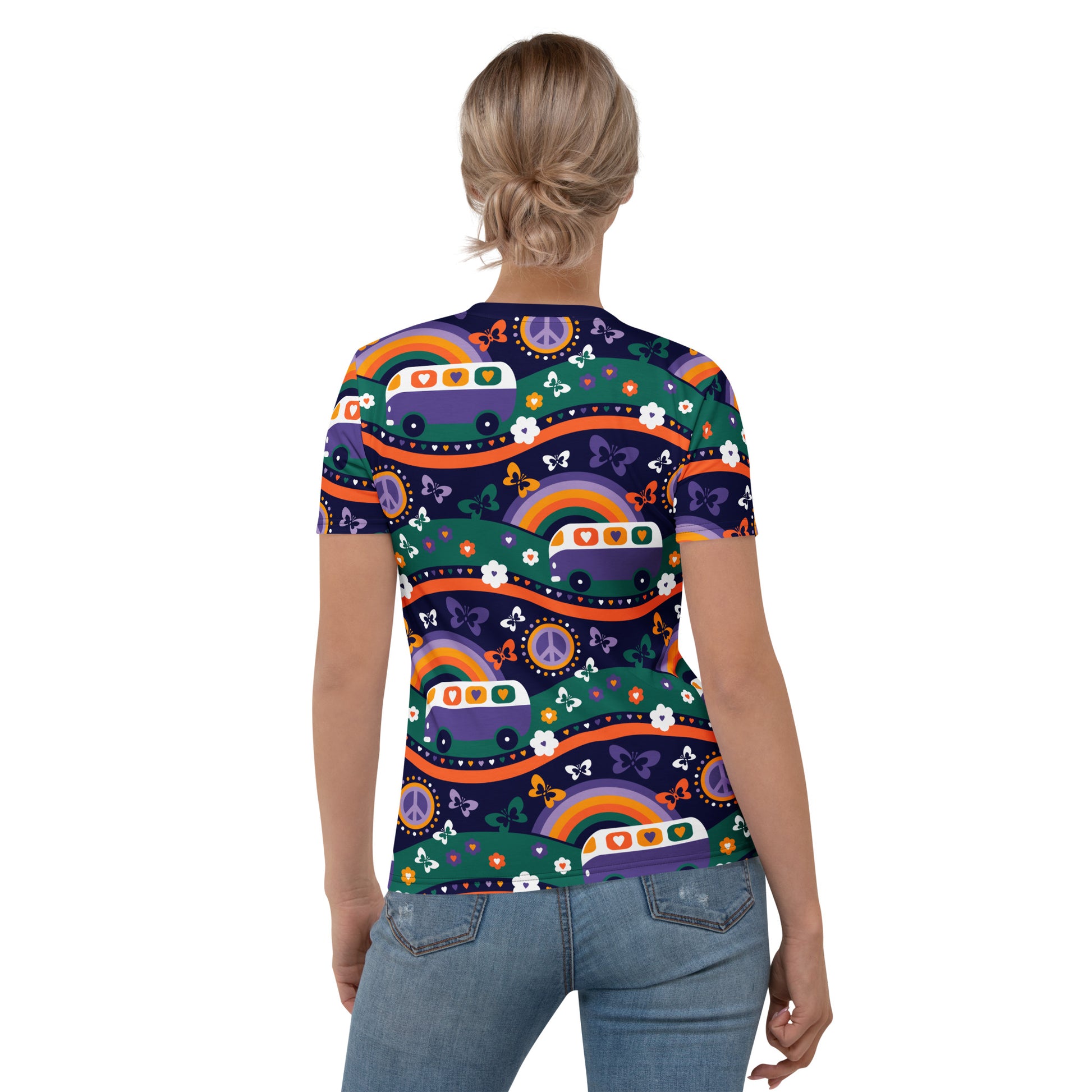 HIPPIE DAY purple - Woman's T-Shirt