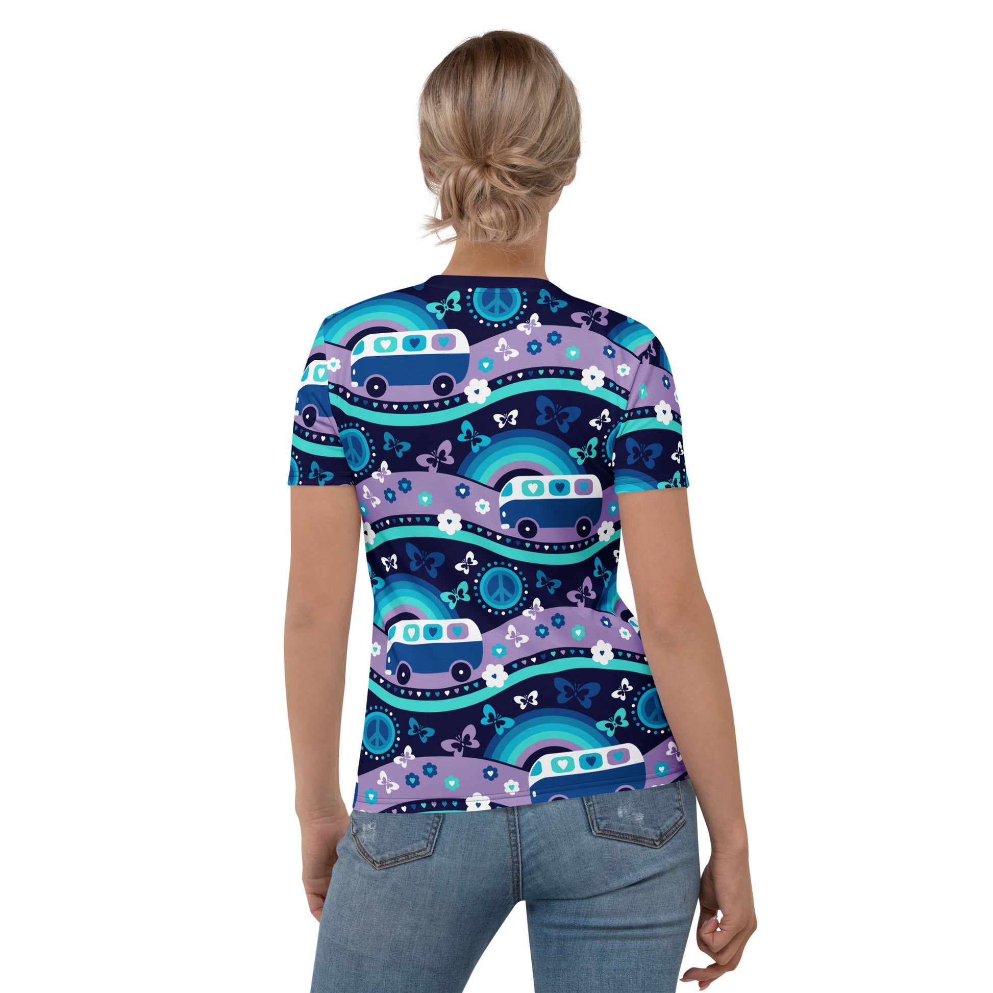 HIPPIE DAY magic blue - Woman's T-Shirt