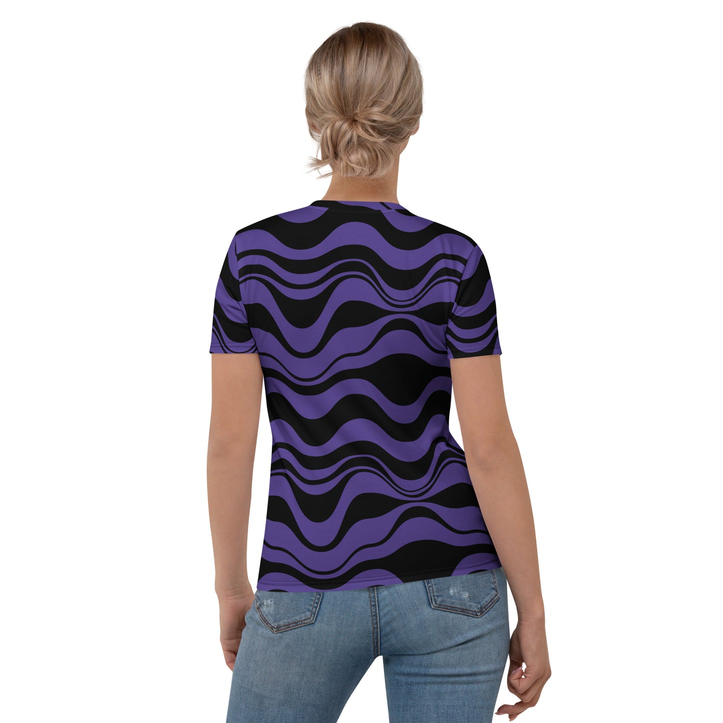 ENERGY WAVES purple black - Woman's T-Shirt