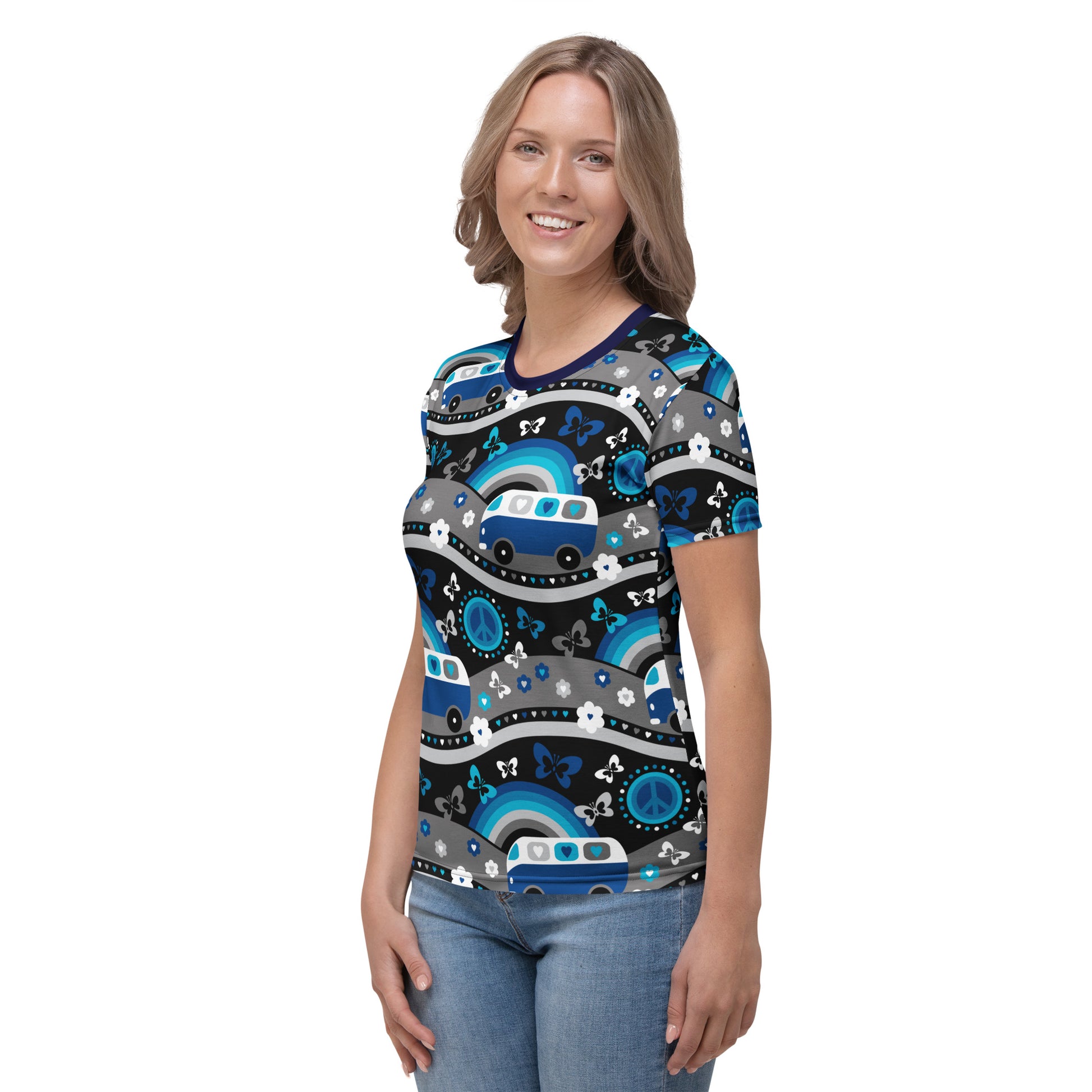 HIPPIE DAY cosmic blue - Woman's T-Shirt
