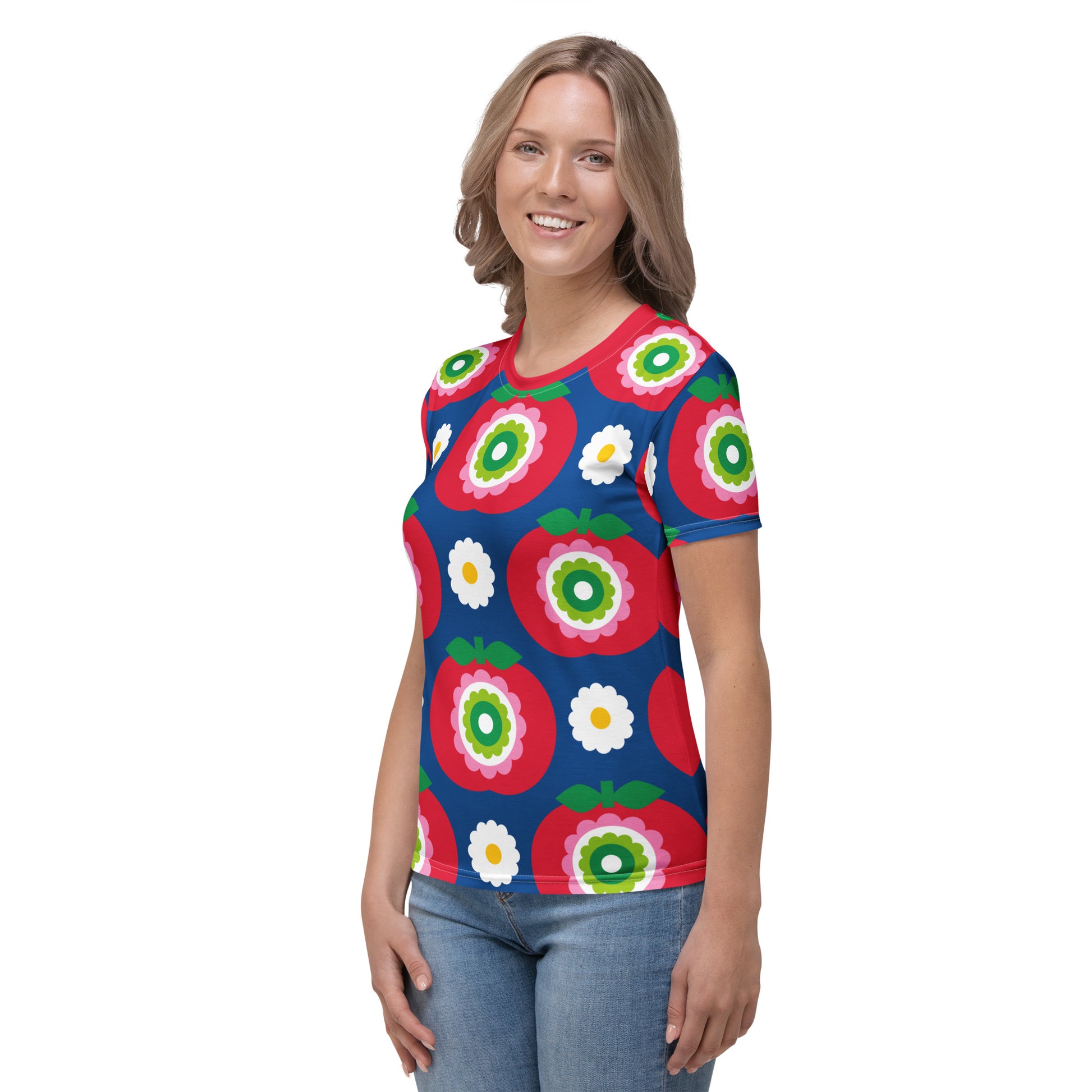 GRAND APPLE blue - Woman's T-Shirt