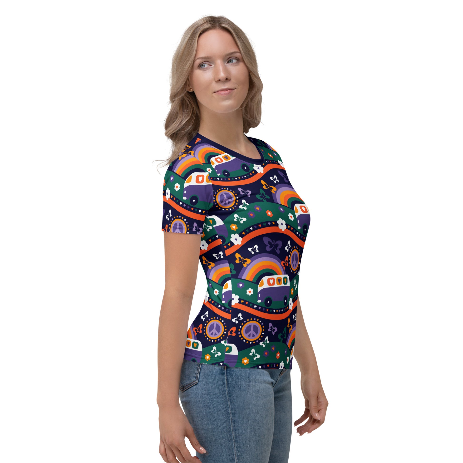 HIPPIE DAY purple - Woman's T-Shirt