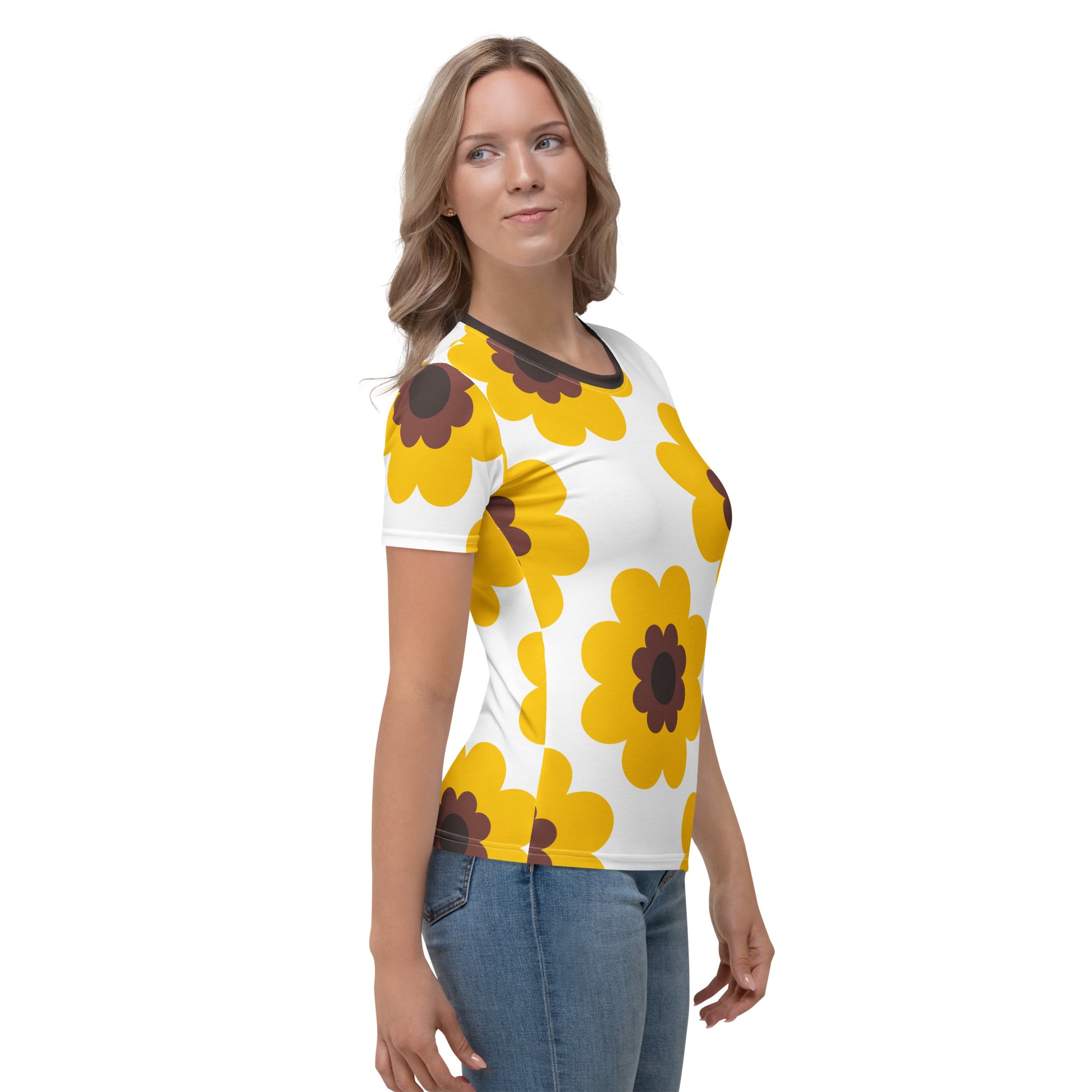 FANCY BLOOM yellow - Woman's T-Shirt