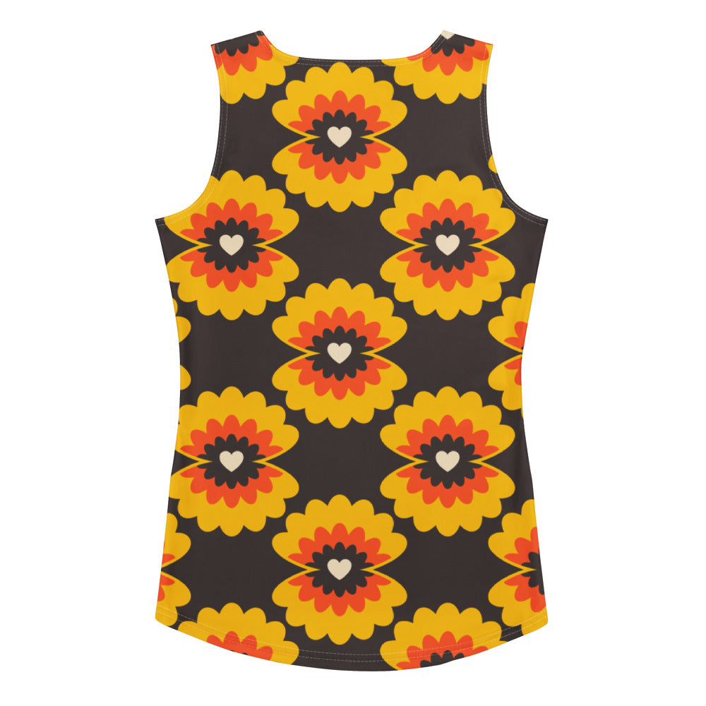 LOVE PEARL orange brown - Tank Top | SHALMIAK