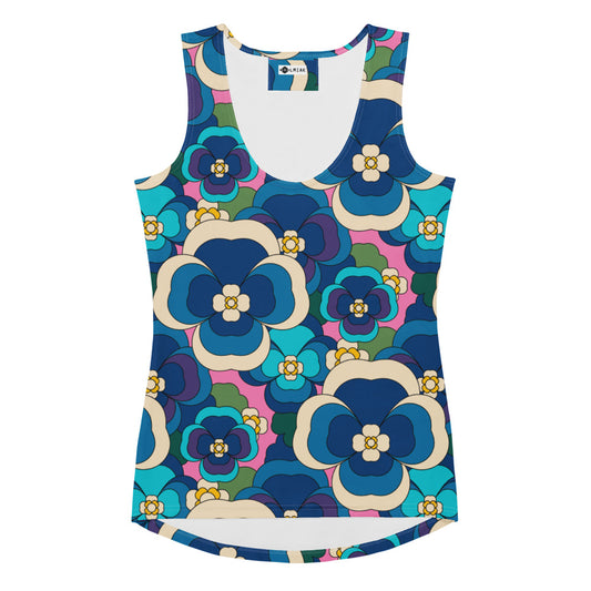 PANSY FANTASY blue pink - Tank Top | SHALMIAK