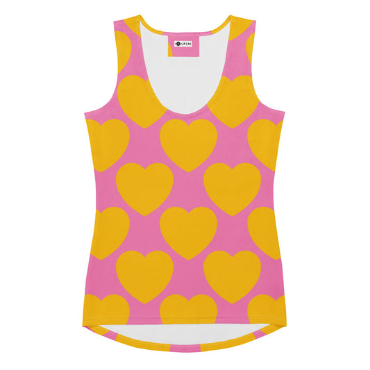 ELLIE LOVE yellow pink - Tank Top | SHALMIAK