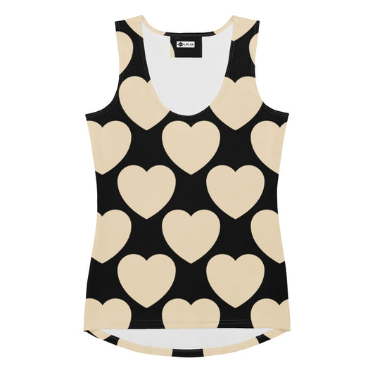 ELLIE LOVE black - Tank Top | SHALMIAK
