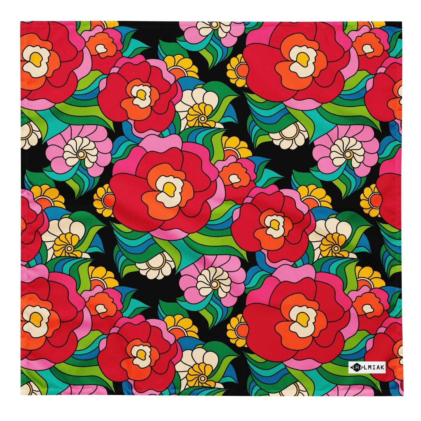 Bandana - BELLADRAMA - Big bold bloom print L