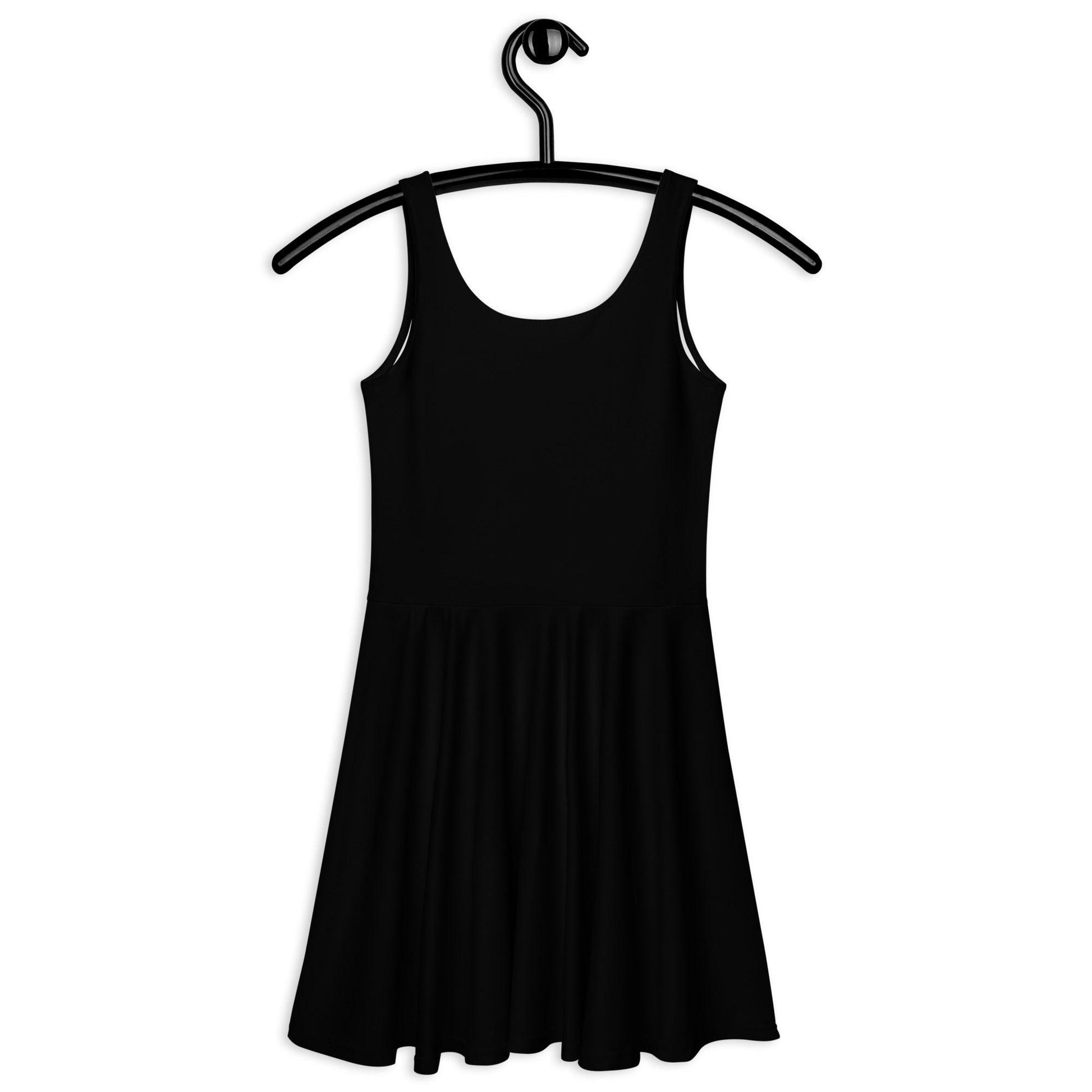 Skater dress - BLACK - Single color